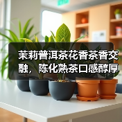 茉莉普洱茶花香茶香交融,陈化熟茶口感醇厚甜润(图3) 茉莉普洱茶花香茶香交融,陈化熟茶口感醇厚甜润(图3)