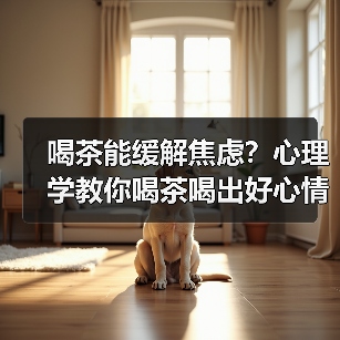 喝茶能缓解焦虑?心理学教你喝茶喝出好心情(图1) 喝茶能缓解焦虑?心理学教你喝茶喝出好心情(图1)