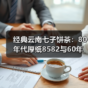 经典云南七子饼茶：80年代厚纸8582与60年代八中黄印哪个更胜一筹？（图1）