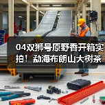04双狮号原野香开箱实拍!勐海布朗山大树茶料烟香解析(图3) 04双狮号原野香开箱实拍!勐海布朗山大树茶料烟香解析(图3)