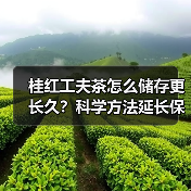 桂红工夫茶怎么储存更长久?科学方法延长保鲜期(图3) 桂红工夫茶怎么储存更长久?科学方法延长保鲜期(图3)