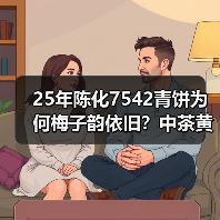 25年陈化7542青饼为何梅子韵依旧?中茶黄印经典品鉴(图4) 25年陈化7542青饼为何梅子韵依旧?中茶黄印经典品鉴(图4)