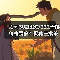 为何302批次7222青饼价格翻倍?揭秘三批茶差异(图2) 为何302批次7222青饼价格翻倍?揭秘三批茶差异(图2)