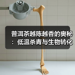 普洱茶越陈越香的奥秘:低温杀青与生物转化揭秘(图2) 普洱茶越陈越香的奥秘:低温杀青与生物转化揭秘(图2)