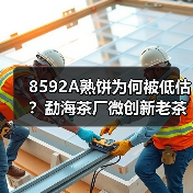 8592A熟饼为何被低估?勐海茶厂微创新老茶香揭秘(图4) 8592A熟饼为何被低估?勐海茶厂微创新老茶香揭秘(图4)